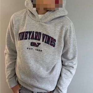 Vineyard Vines Kids Heather Gray Hoodie